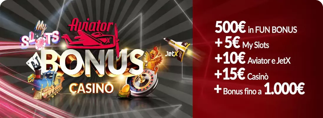 Bonus giornalieri e promozioni su Casinò Eurobet